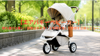 【エアバギーベビーカー】 持ち運びは重い?段差は大丈夫?2年間使用した感想を正直レビュー