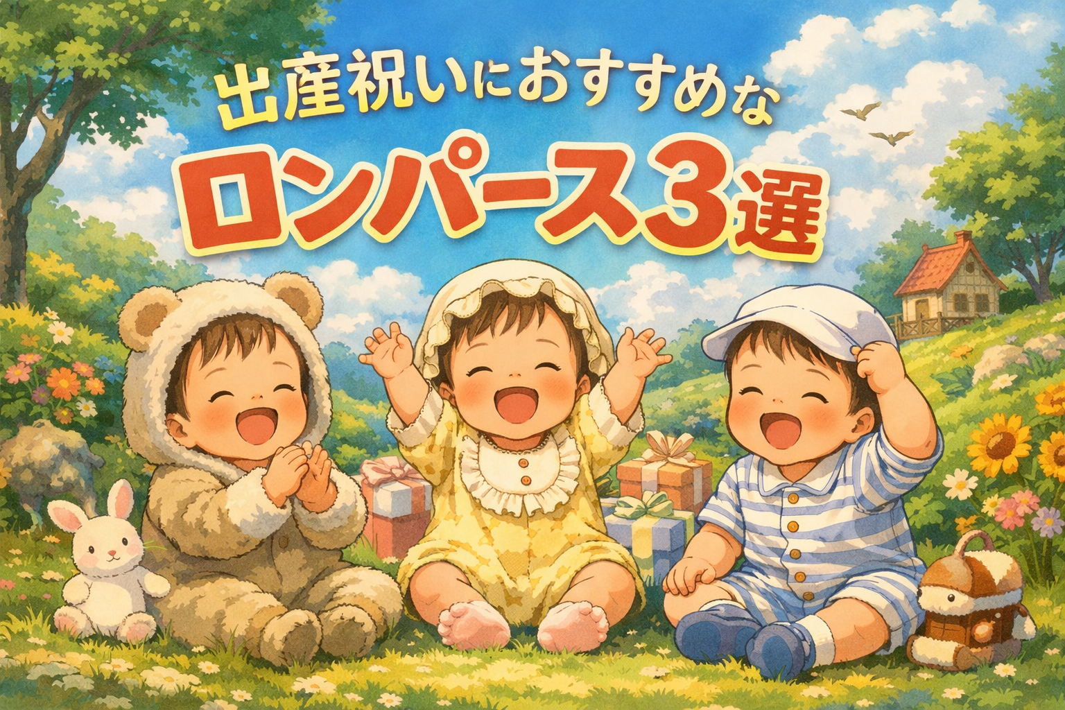 【出産祝いで選べば間違いなし】おしゃれで実用的なロンパースおすすめ3選